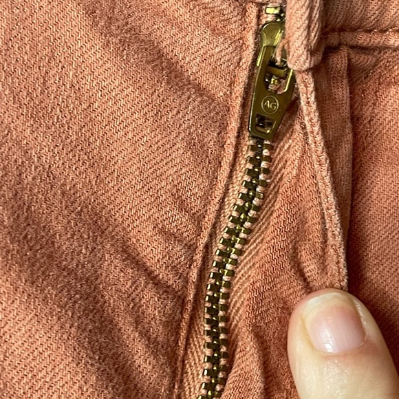 AG Adriano Goldschmied Stevie Ankle Jeans Burnt Orange Size 27 Slim Fit - Picture 8 of 14